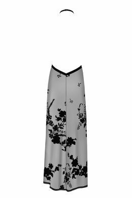 Сукня Noir Handmade F312 Divinity, L, black, прозора, до підлоги, відкрита спина, розріз збоку SX0311 фото