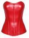 Корсет Noir Handmade F355 Red powerwetlook corset - XL SX2026 фото 4