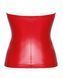 Корсет Noir Handmade F355 Red powerwetlook corset - XL SX2026 фото 5