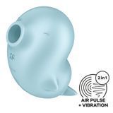 Вакуумний кліторальний стимулятор з вібрацією Satisfyer Sassy Seal, 2 незалежні мотори SX1210 фото