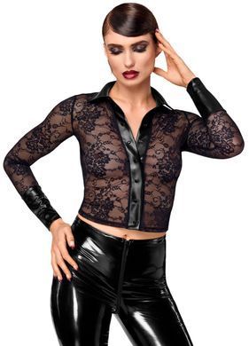 Блуза Noir Handmade F377 Noirelle Lace Button-up Shirt S SX4119 фото