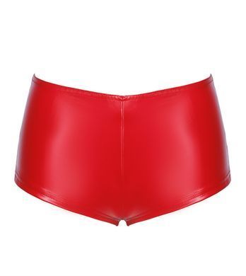 Шорти Noir Handmade F356 Red powerwetlook shorts - 3XL SX2127 фото