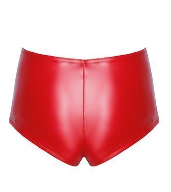 Шорти Noir Handmade F356 Red powerwetlook shorts - 3XL SX2127 фото