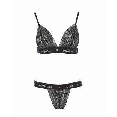 Комплект білизни Passion Exclusive GLAMISS SET XXL/XXXL, black PS27103 фото
