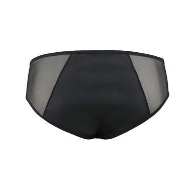Чоловічі сліпи на блискавці Passion 042 SLIP TIMMY S/M Black, екошкіра, сітка SO7598 фото