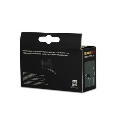 Ерекційне кільце Nexus Rise Cock and Ball Sling, для члена та яєчок, дуже широке SX1342 фото