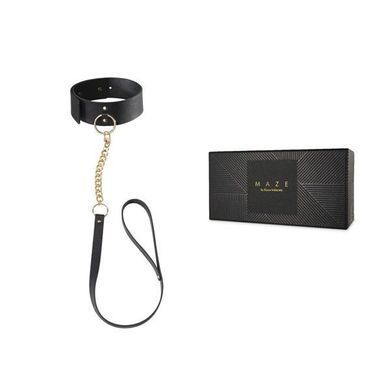Чокер Bijoux Indiscrets MAZE &ndash; Wide Chocker Black SO2648 фото