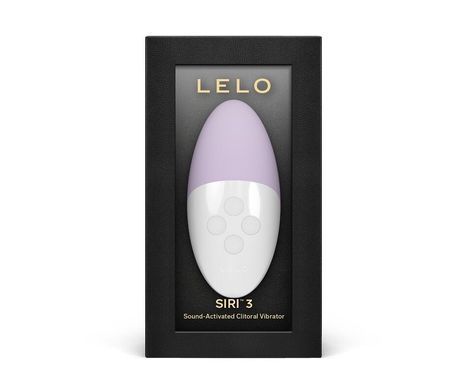 Музичний вібратор для клітора LELO SIRI 3 Calm Lavender, вібрації в ритмі звуків без смартфона SX0697 фото