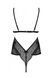 Боді Passion AMBERLY BODY black, S/M, відкрита спина, низ стрінги SX0456 фото 4
