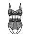 Боді Obsessive Hersis crotchless teddy L/XL SX3088 фото 8