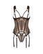 Корсет Obsessive Soranna cupless corset & crotchless thong 2XL/3XL SX3623 фото 4
