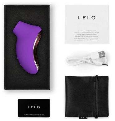 Звуковий стимулятор клітора LELO SONA 2 Travel Purple, тревел-версія, 12 режимів SX0698 фото
