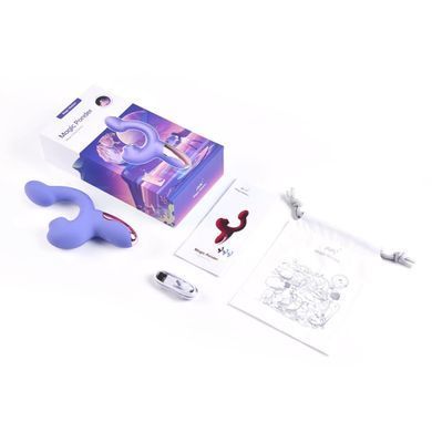 Смарт-вібратор Magic Motion Ponder Purple, подвійна стимуляція, віброяйце+язичок для клітора SX3228 фото