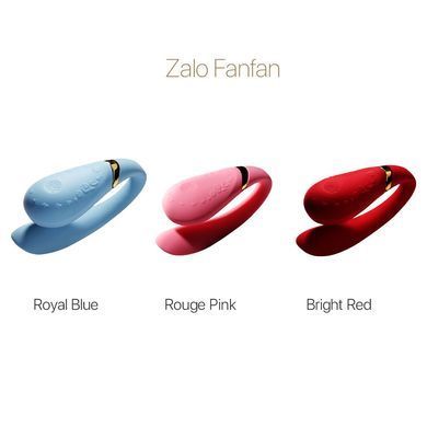 Смартвібратор для пар Zalo &mdash; Fanfan Bright Red SO6670 фото