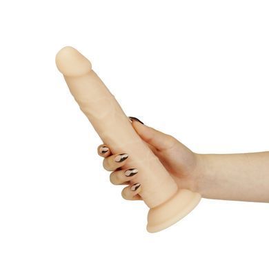 Фалоімітатор Naked Addiction &mdash; 9&Prime; Silicone Dual Density Bendable Dildo Vanilla, віброкуля в подаруно SO8906 фото