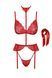 Комплект Kissable Bondage Kiss Set Red S/M SX1964 фото 8