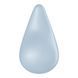 Вібратор для зовнішньої стимуляції Satisfyer Dew Drop Blue, 2 мотори, 12 режимів, м&rsquo;який корпус SX1211 фото 4