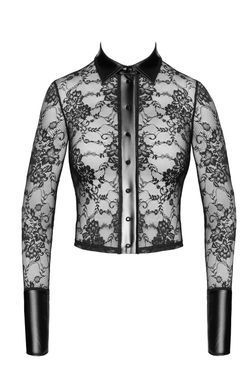 Блуза Noir Handmade F377 Noirelle Lace Button-up Shirt L SX4121 фото