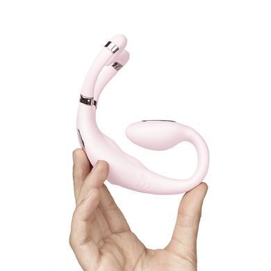 Смарт-вібратор для пар Adrien Lastic Venus + APP, подвійний, можна носити під одягом, 10 режимів SX1283 фото