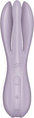 Кліторальний вібратор Satisfyer Threesome 2 Violet, 3 гнучкі пальчики, 3 мотори SX1213 фото