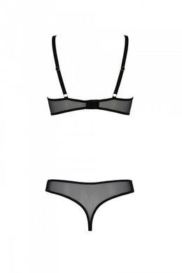 Еротичне боді Passion MARINA BODY, L/XL, beige, з відкритими чашками SO9714 фото
