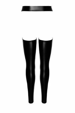 Легінси Noir Handmade F323 Rebel, XXL, black, під латекс, з відкритими стегнами та сідницями SX0373 фото