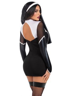 Костюм черниці Leg Avenue Holy Hottie Dress S SX2794 фото