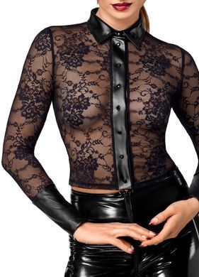 Блуза Noir Handmade F377 Noirelle Lace Button-up Shirt XL SX4122 фото