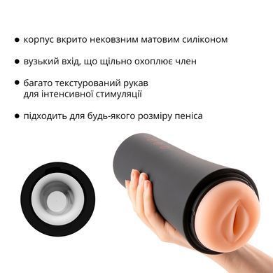 Мастурбатор Otouch INSCUP 2, 7 режимів вібрації, ефект стискання, магнітний ключ SO9388 фото