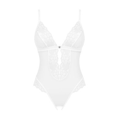Еротичне напівпрозоре боді Obsessive Heavenlly crotchless teddy XL/2XL, з доступом SO8168 фото