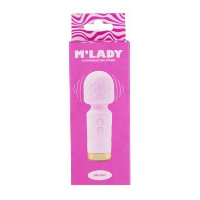 Вібромасажер M&rsquo;Lady Mini Vibrating Wand Pink SX3145 фото