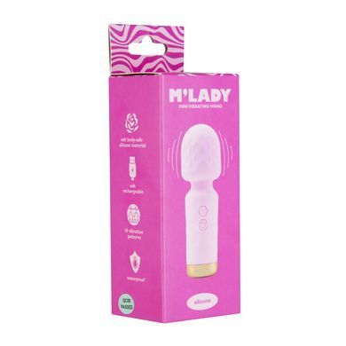 Вібромасажер M&rsquo;Lady Mini Vibrating Wand Pink SX3145 фото