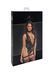 Боді Noir Handmade F297 Libido, XXL, чорне, мереживо, низ під латекс, відкритий доступ, гартери SX0223 фото 6
