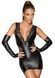 Сукня з мокрим ефектом Noir Handmade F212 Powerwetlook and lace minidress, S SX0075 фото 1