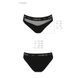 Трусики з прозорою вставкою Passion PS006 PANTIES L, black SO4231 фото 6