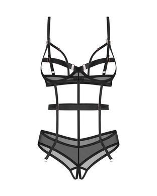Боді Obsessive Euridia crotchless teddy XL/2XL SX3576 фото
