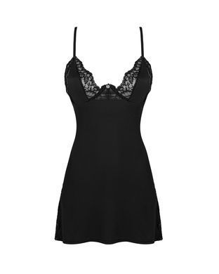 Сорочка Obsessive Bellastia chemise & thong M/L SX1129 фото