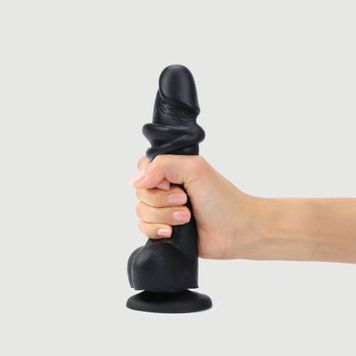 Реалістичний фалоімітатор Strap-On-Me Sliding Skin Realistic Dildo Black S, ефект рухливої шкіри SO6252 фото