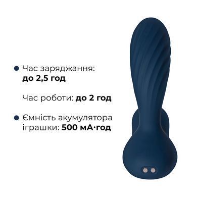 Інтерактивний масажер простати та вібратор точки G Svakom Vick Neo 2, підігрів, поворот стовбура, пульт ДК SX2446 фото