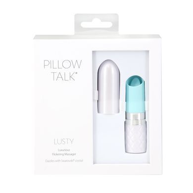 Вібратор Pillow Talk Lusty Luxurious Flickering Massager - Teal SO7752 фото