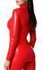 Комбінезон Noir Handmade F353 Red powerwetlook overall - 3XL SX2013 фото 6