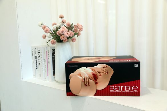 Мастурбатор-півторс Naked Factory BARBIE, вагіна + анус, 2 канали, дуже реалістичний, наскрізний SX3475 фото