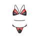 Комплект білизни Passion PEONIA SET L/XL red, бра, трусики SO8466 фото 3