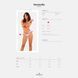 Напівпрозорі трусики Obsessive Heavenlly panties XS/S, відкриті сідниці SO8169 фото 7