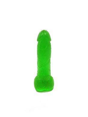Крафтове мило-член із присоскою Чистий Кайф Green size S натуральне SO4798 фото
