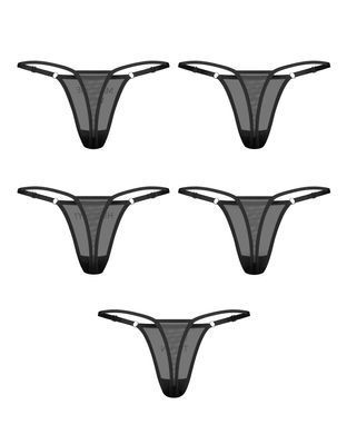 Набір трусиків Obsessive Violami 5-pack thong L/XL SX3627 фото