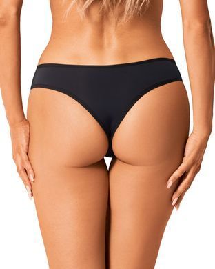 Сітчасті трусики під омбре Obsessive Bella Rou panties XL/2XL SO7857 фото