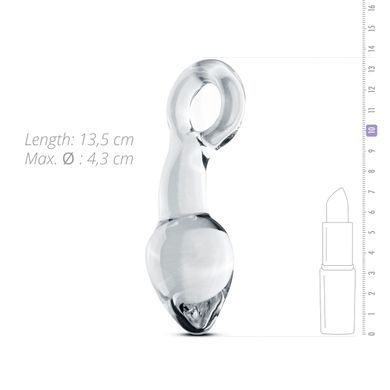 Скляний стимулятор простати Gildo Glass Prostate Plug No. 13 SO4418 фото