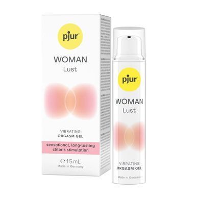 Рідкий вібратор для клітора pjur Woman Lust 15 мл, на водній основі, з ефектом мурашок SO9985 фото