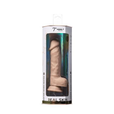 Фалоімітатор SilexD Johnny Real Skin Flesh MODEL 1, суперреалістичний, на присосці, діаметр 3,8 см SX1286 фото